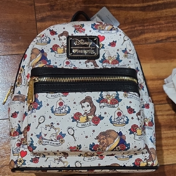 Loungefly OG Disney Beauty & Beast Tattoo Style Vintage - Picture 1 of 7